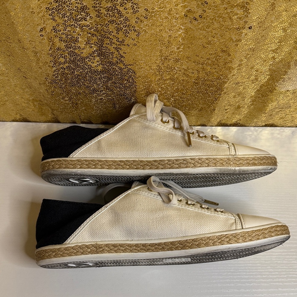 Michael Kors Kristy Slide sneakers sin Black and White Colorway - Picture 8 of 11